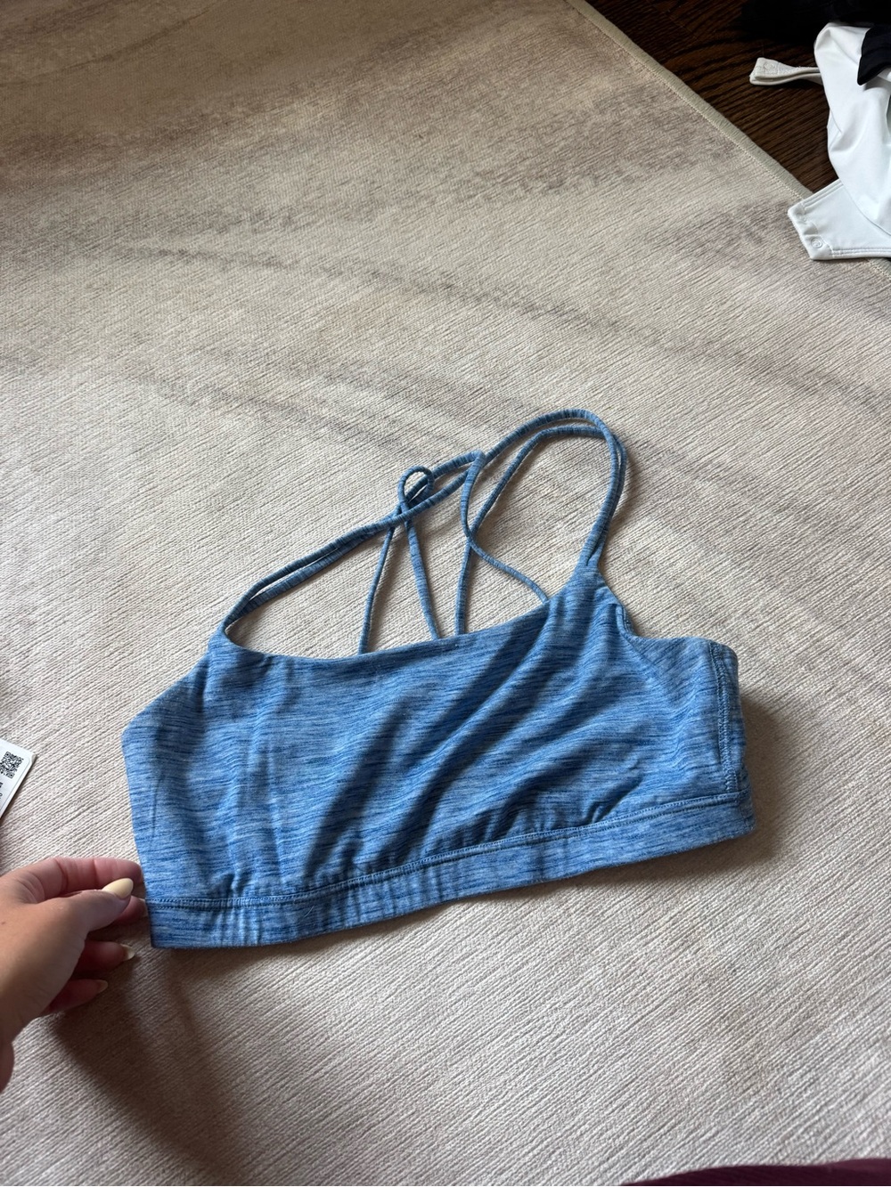 GAP Light Blue Crisscross Sports Bralette
